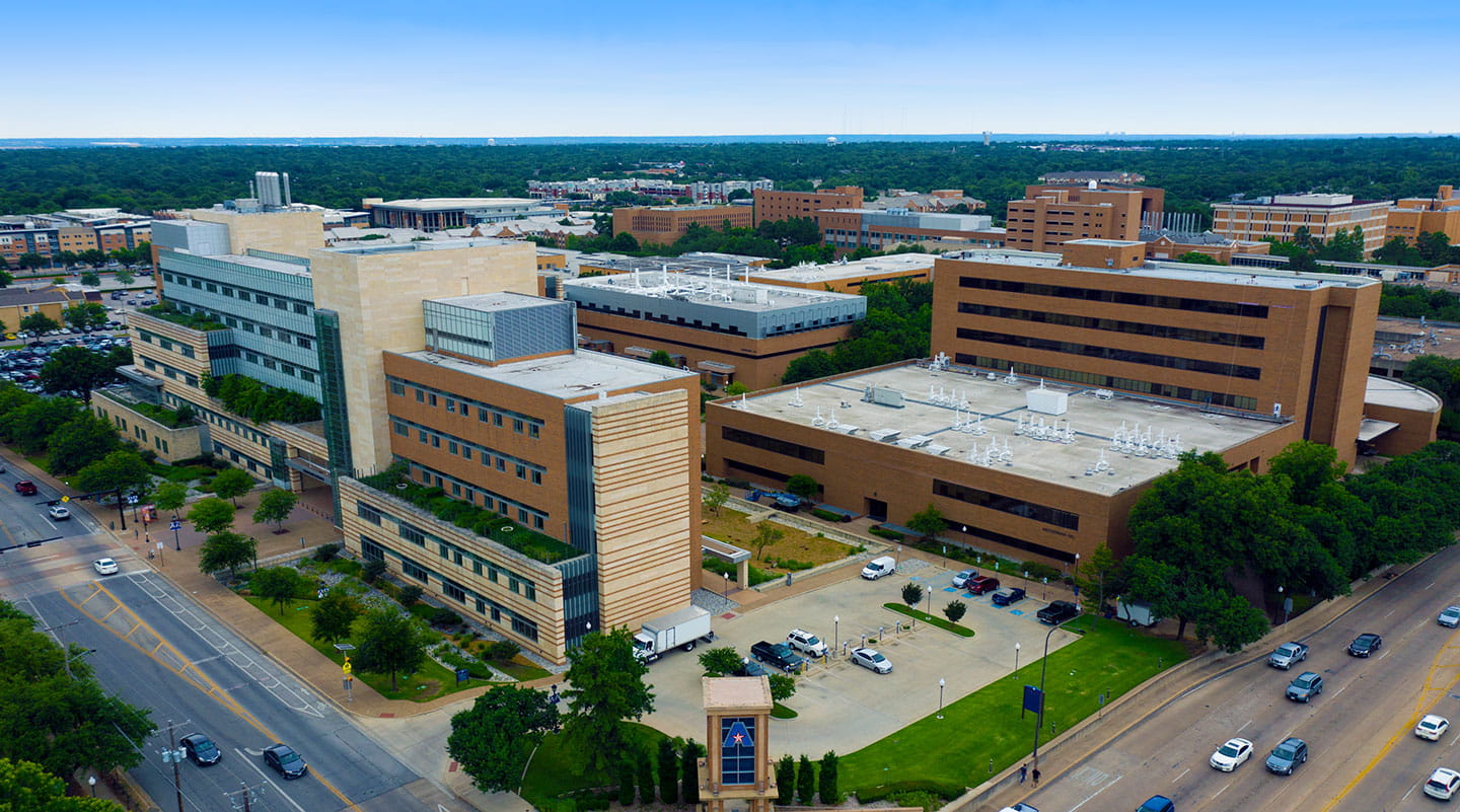 UTA Campus Aerial View